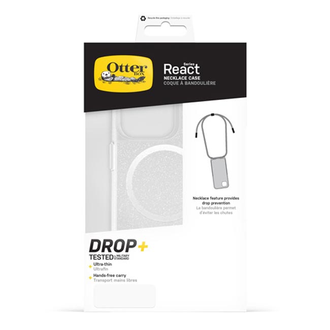 OtterBox React Necklace MagSafe Case (Suits iPhone 15 Pro) - Stardust