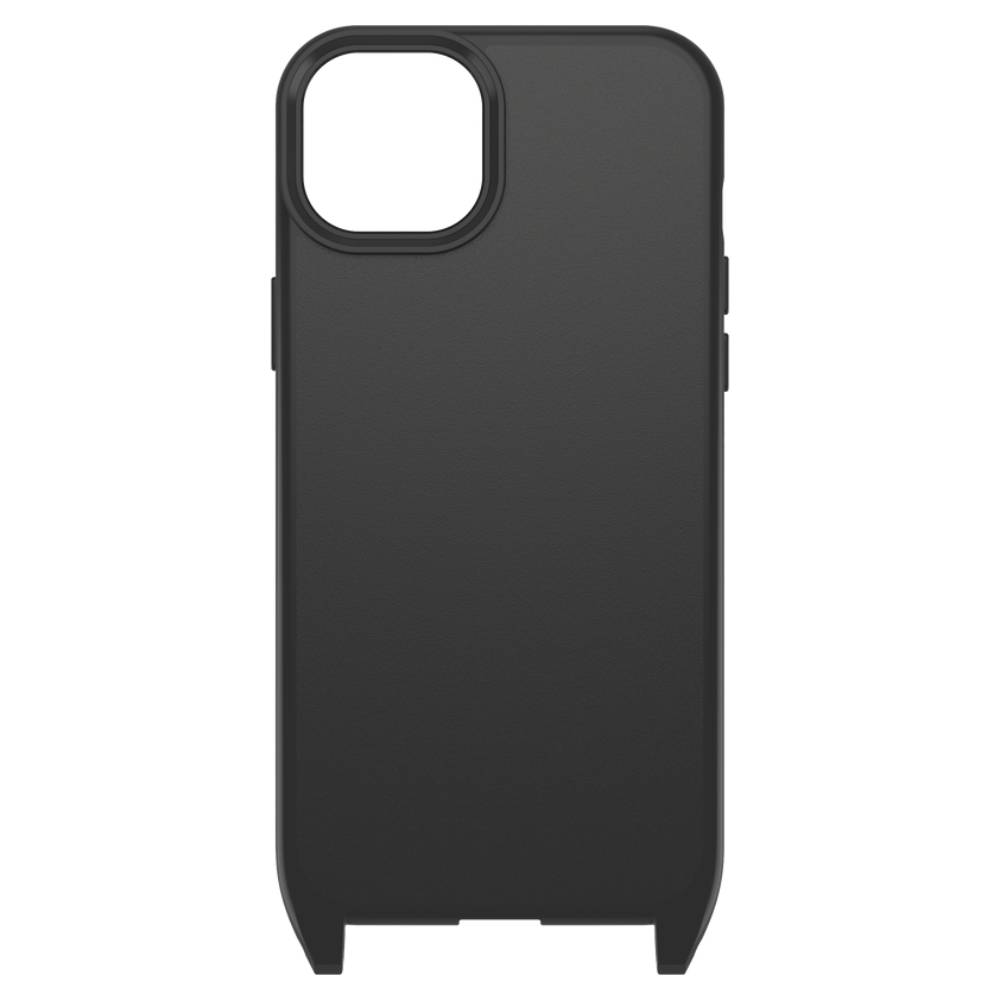 OtterBox React Necklace Lanyard Strap MagSafe Case (Suits iPhone 15 Plus/ 14 Plus) - Black