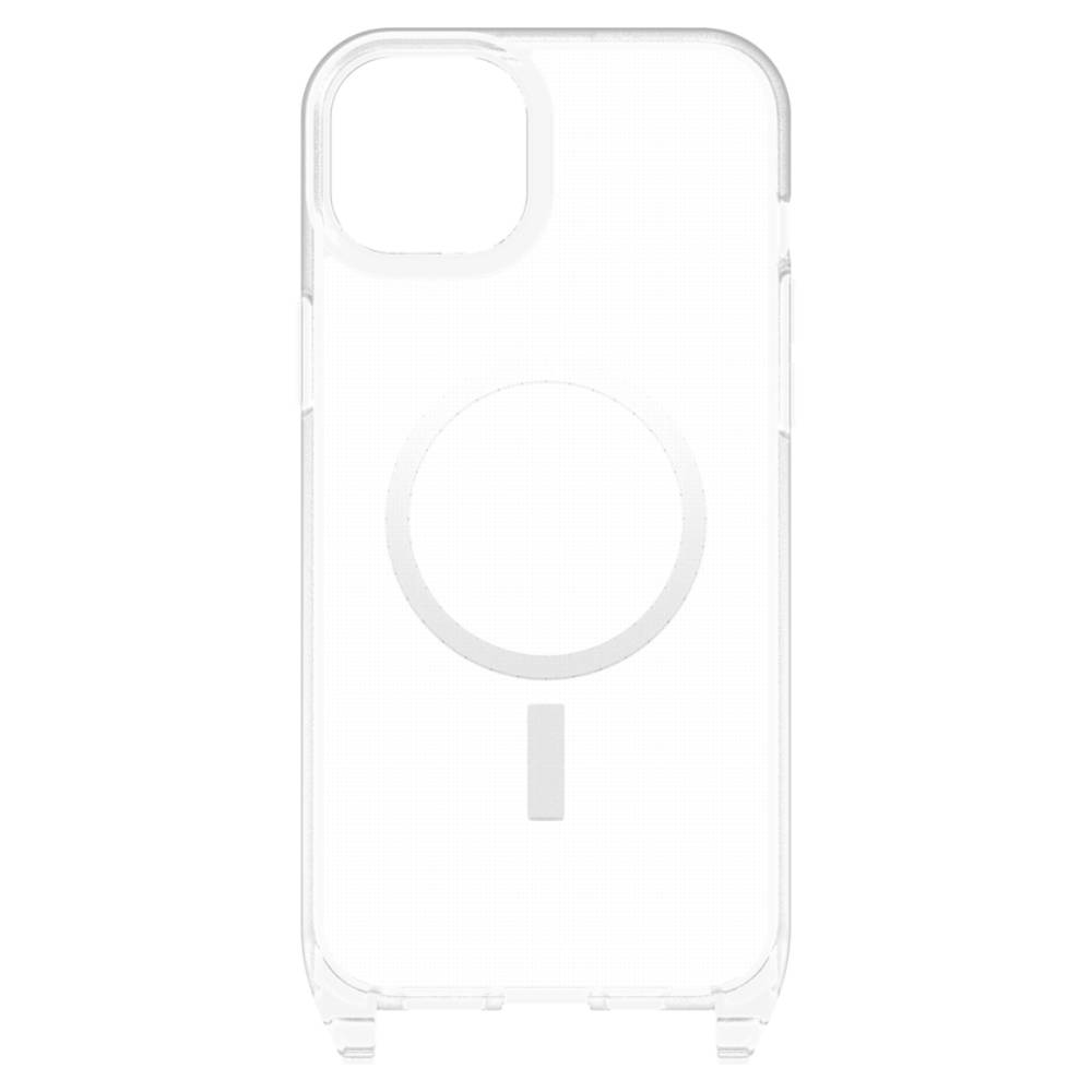 OtterBox React Necklace Lanyard Strap MagSafe Case (Suits iPhone 15 Plus/ 14 Plus) - Clear