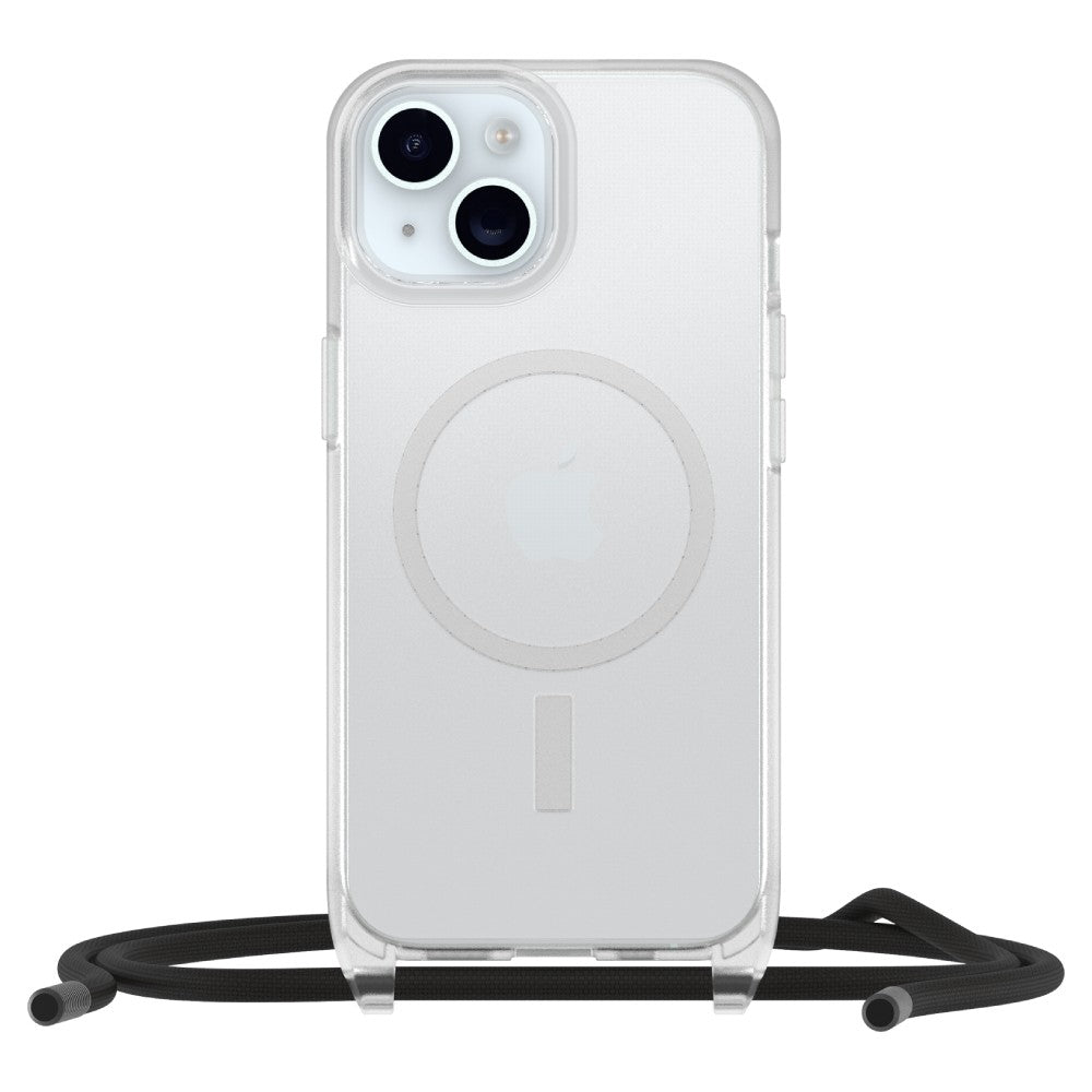 OtterBox React Necklace MagSafe Case (Suits iPhone 15) - Clear