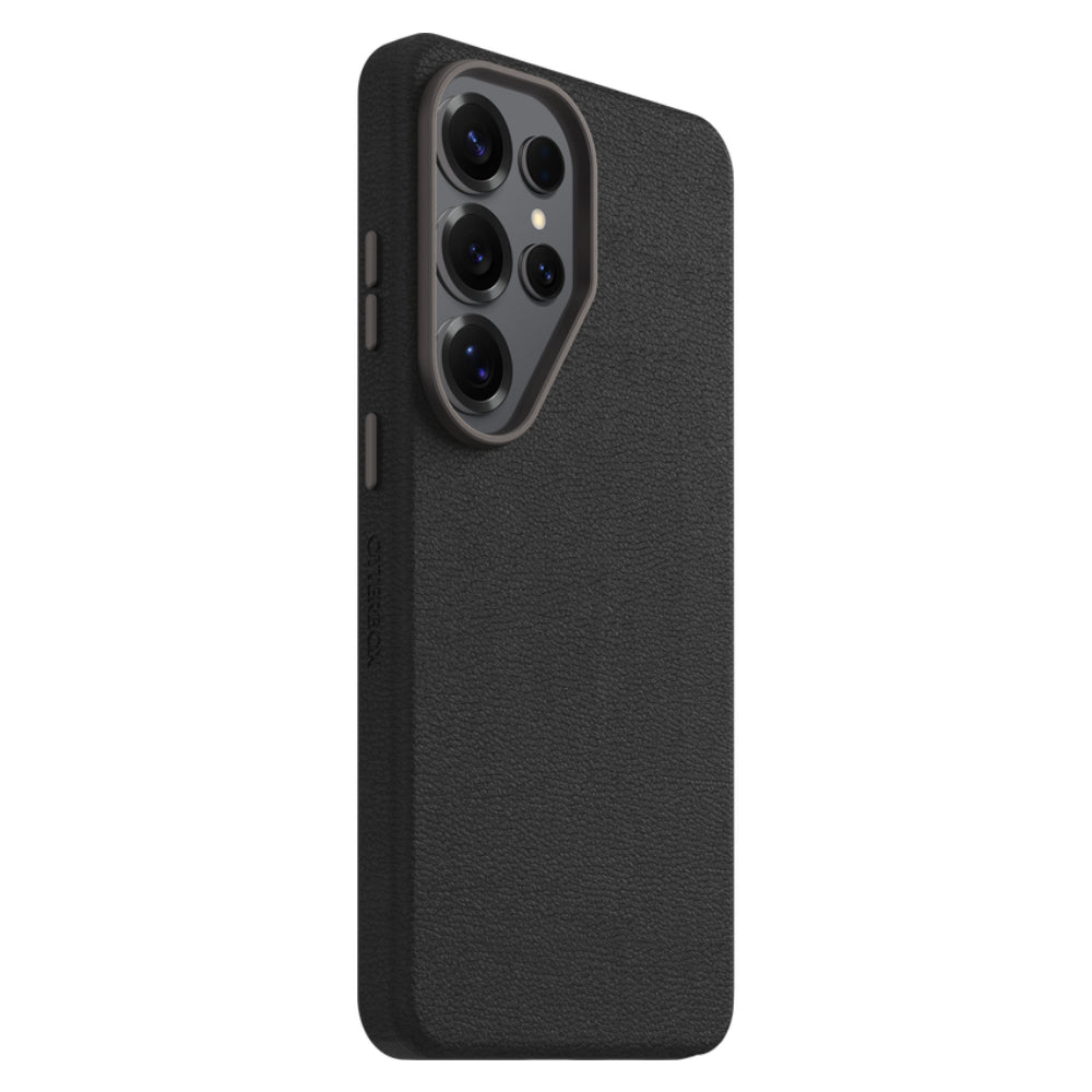 OtterBox Symmetry Cactus Leather Magnetic Case (Suits Galaxy S26 Ultra) - Black