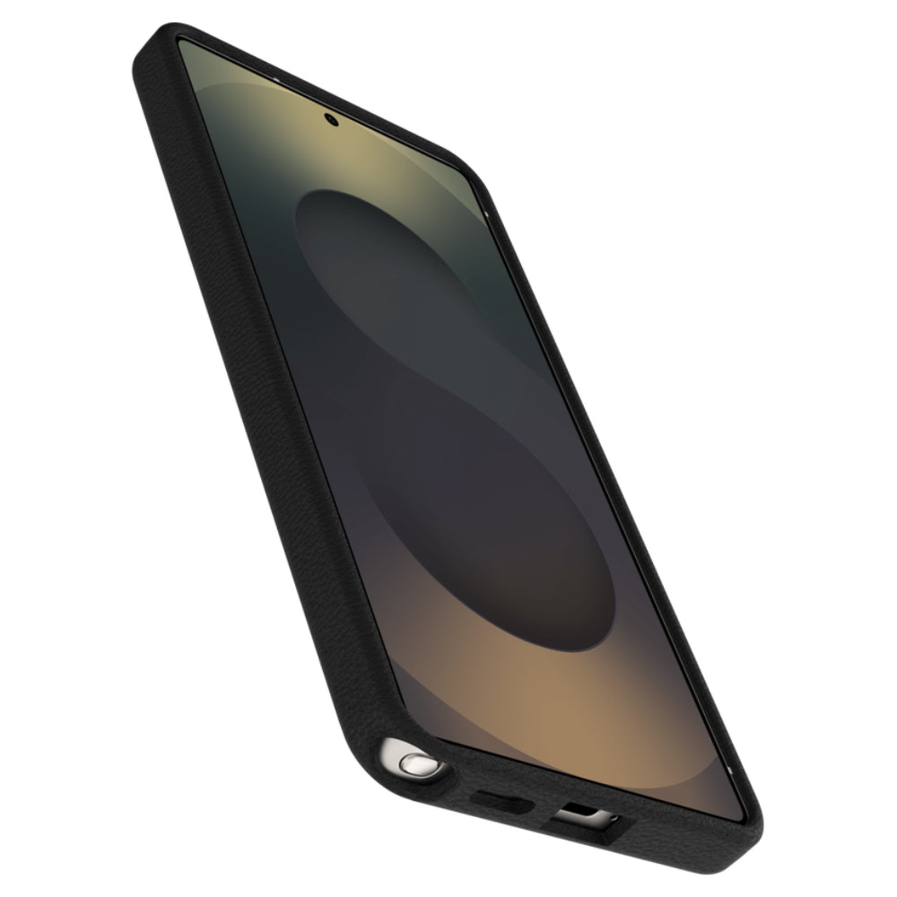 OtterBox Symmetry Cactus Leather Magnetic Case (Suits Galaxy S26 Ultra) - Black