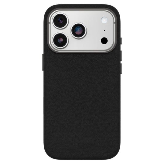 OtterBox Symmetry MagSafe Cactus Leather Case (Suits iPhone 17 Pro) - Noir Ash Black