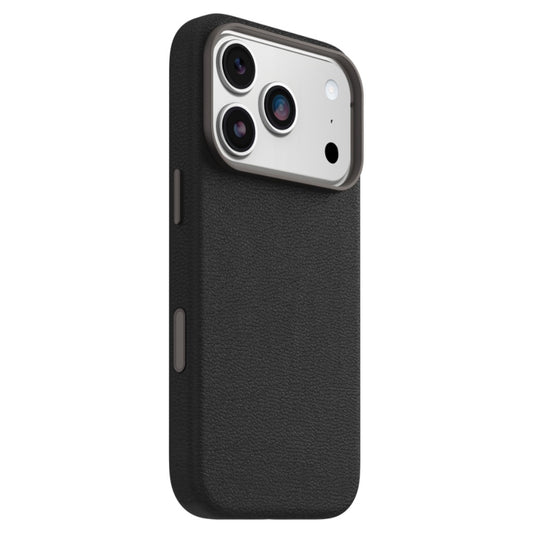 OtterBox Symmetry MagSafe Cactus Leather Case (Suits iPhone 17 Pro) - Noir Ash Black