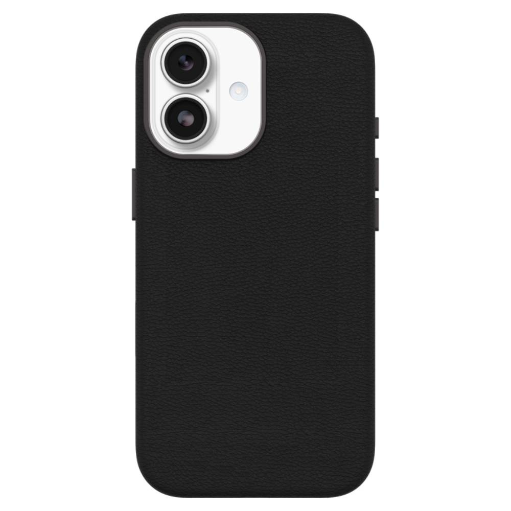 OtterBox Symmetry MagSafe Cactus Leather Case (Suits iPhone 17) - Noir Ash Black