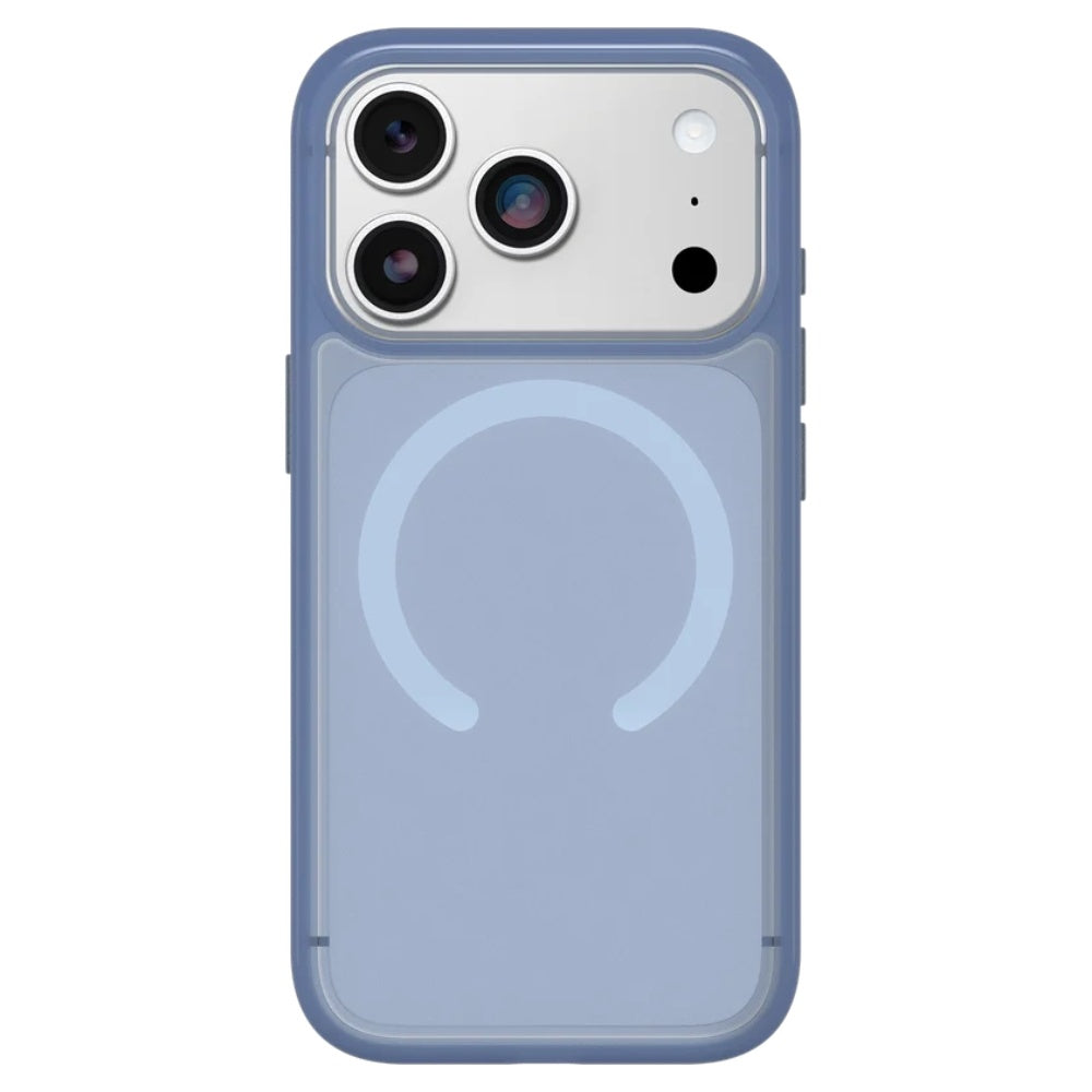 OtterBox Symmetry MagSafe Case (Suits iPhone 17 Pro) - Silver Glade Blue