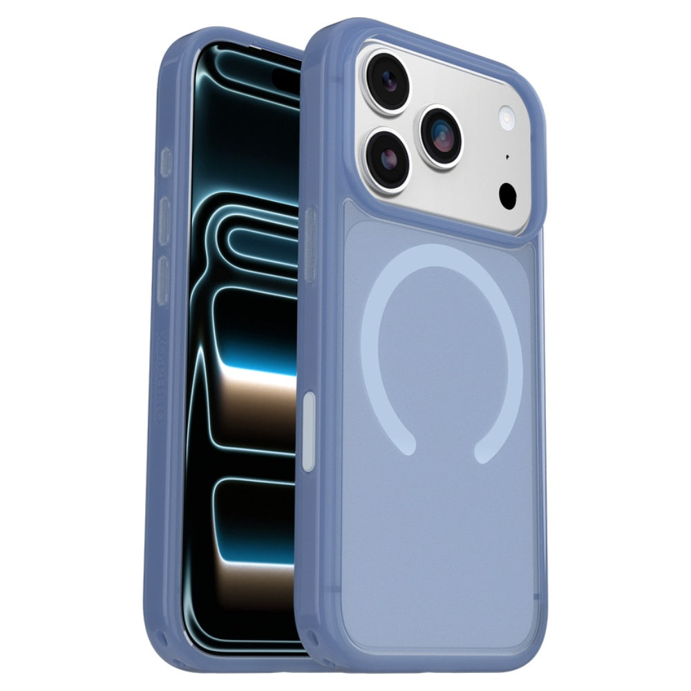 OtterBox Symmetry MagSafe Case (Suits iPhone 17 Pro) - Silver Glade Blue