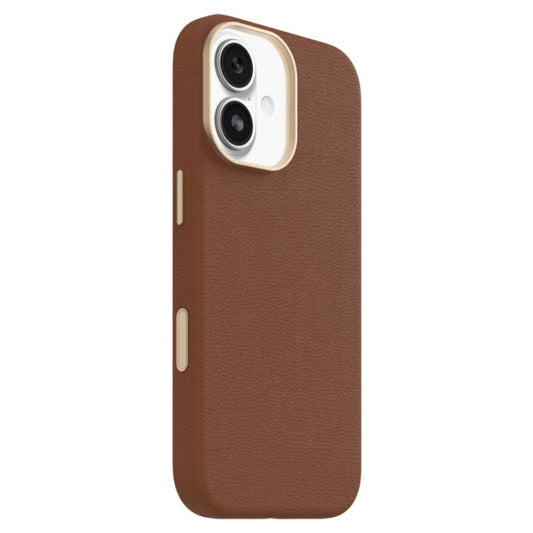 OtterBox Symmetry MagSafe Cactus Leather Case (Suits iPhone 17) - Desert Saddle Brown