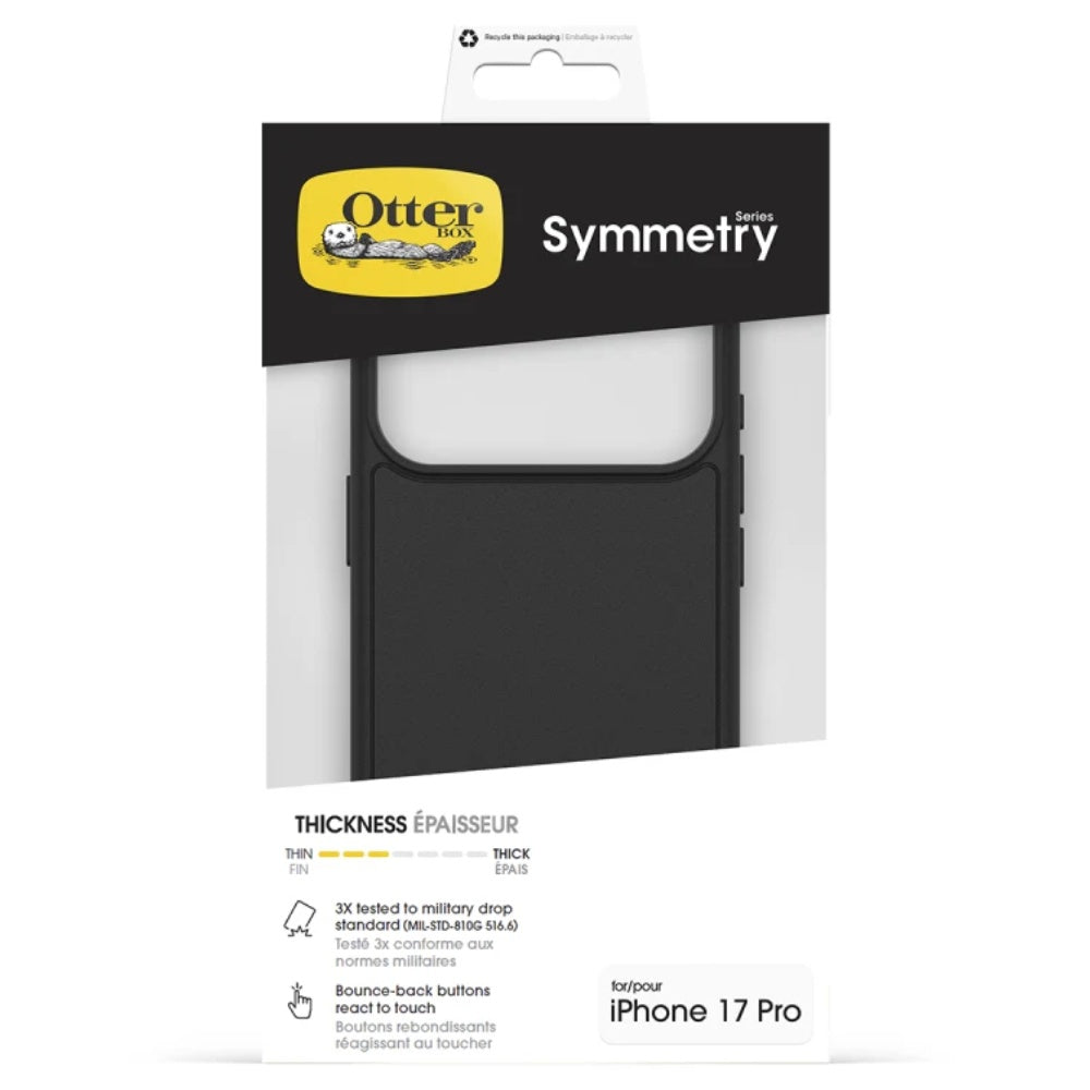 OtterBox Symmetry MagSafe Case (Suits iPhone 17 Pro) - Black