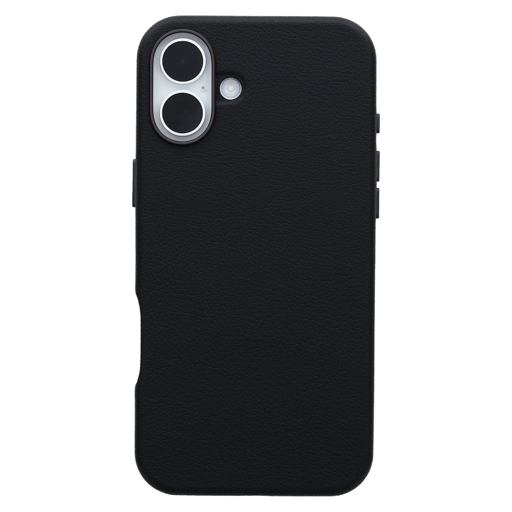 OtterBox Symmetry Cactus MagSafe Leather Case (Suits iPhone 16 Plus) - Noir Ash