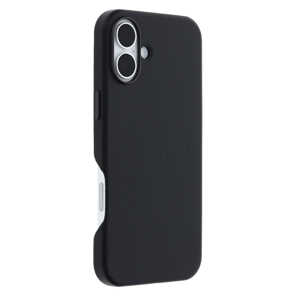 OtterBox Symmetry Cactus MagSafe Leather Case (Suits iPhone 16 Plus) - Noir Ash