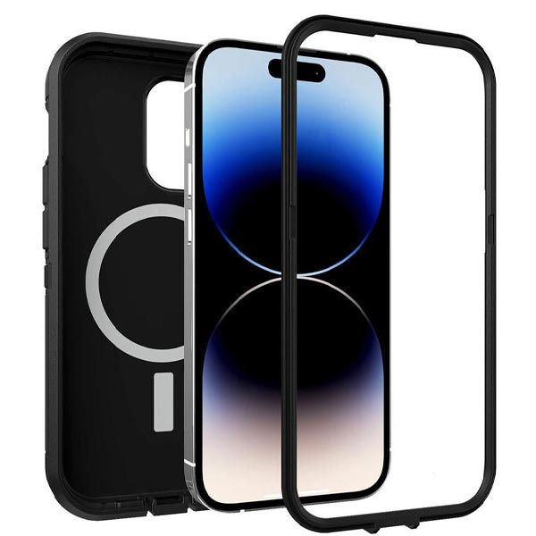 Otterbox Defender XT Magsafe Case (Suits iPhone 15 Pro Max) - Black