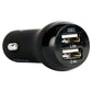 Our Pure Planet 17W Dual USB-A Car Charger - Black