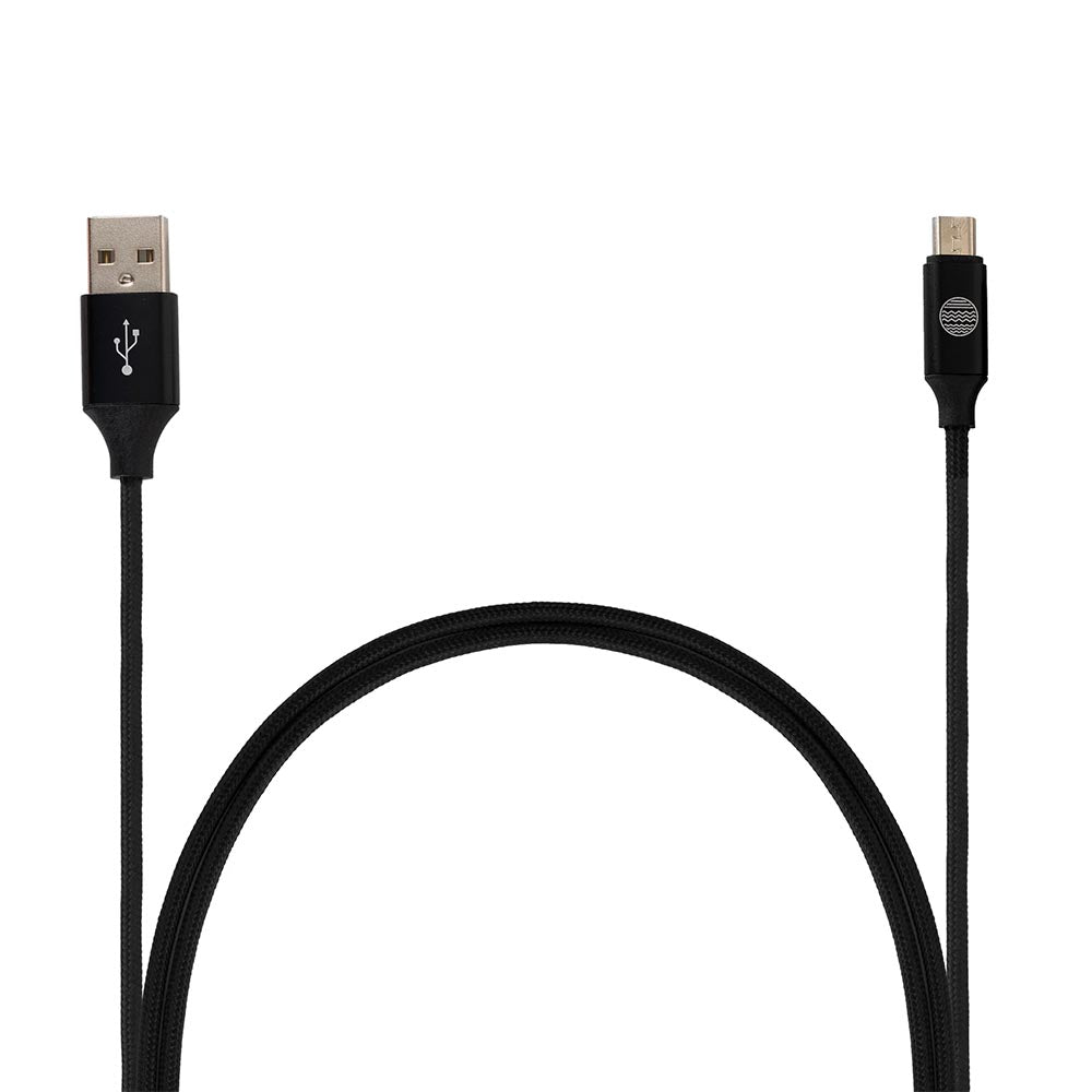 Our Pure Planet 1M USB-A to Micro-USB Data Transfer Cable - Black