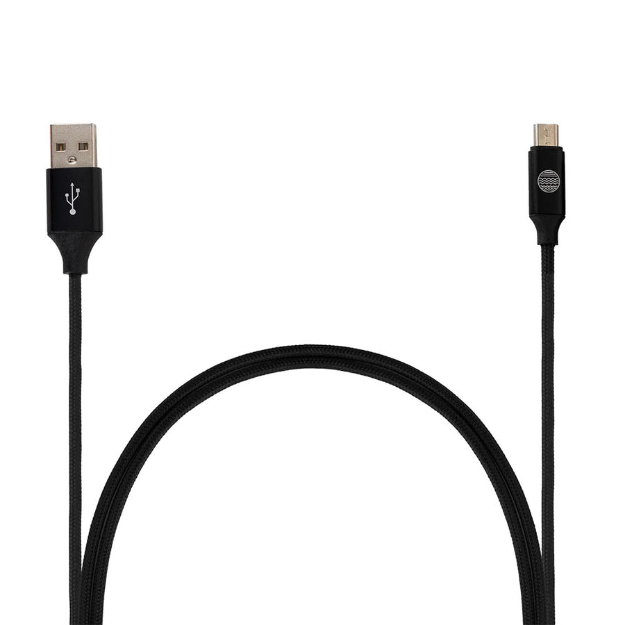 Our Pure Planet 1M USB-A to Micro-USB Data Transfer Cable - Black