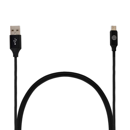 Our Pure Planet 1M USB-A to Micro-USB Data Transfer Cable - Black