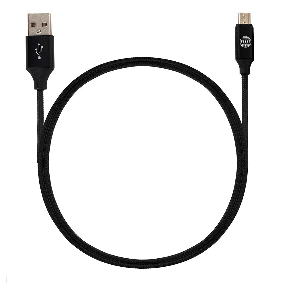 Our Pure Planet 1M USB-A to Micro-USB Data Transfer Cable - Black