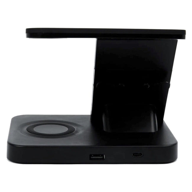 Our Pure Planet 3-in-1 Wireless Induction Charger - Black