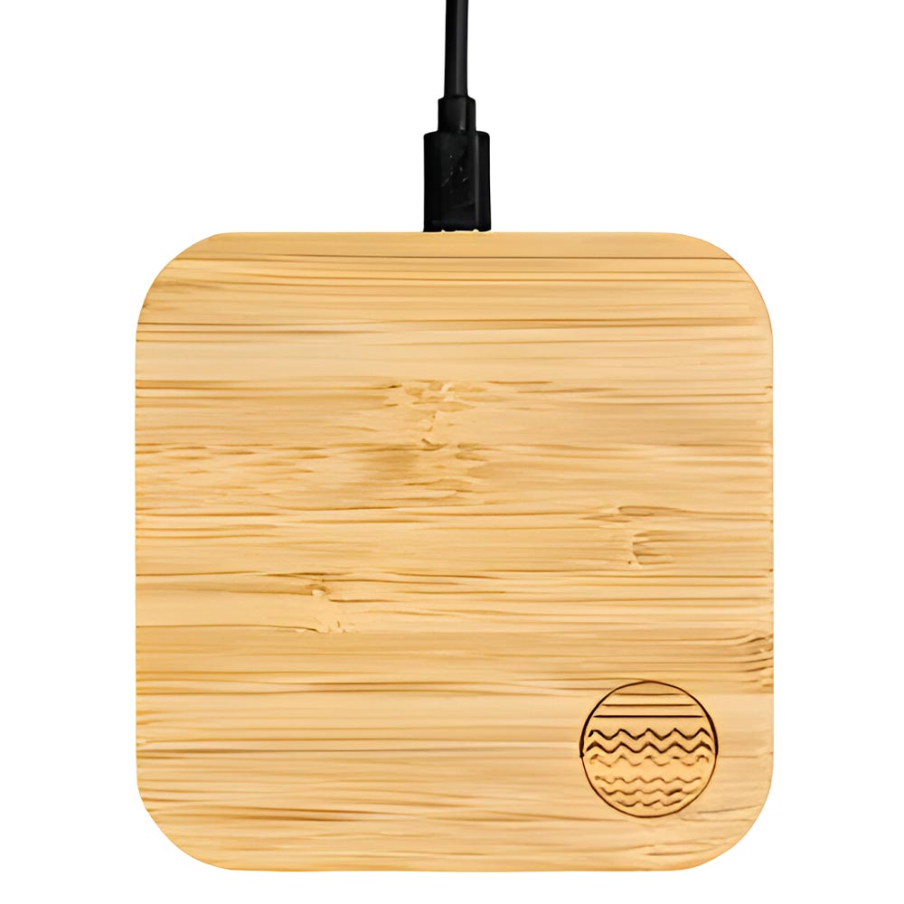 Our Pure Planet Bamboo 10W Wireless Charging Pad