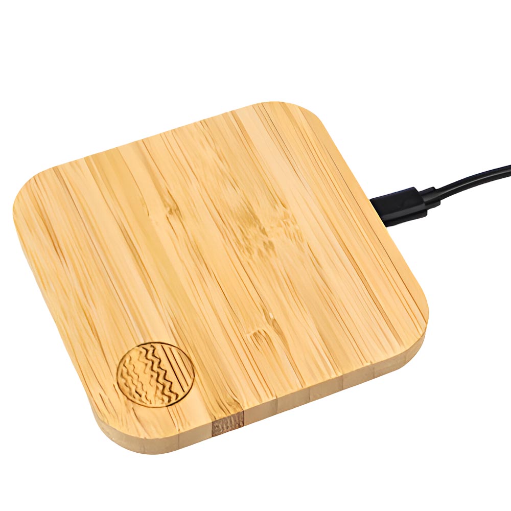 Our Pure Planet Bamboo 10W Wireless Charging Pad