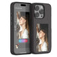 Pop Phones Smart NFC E-Ink Screen Case (Suits iPhone 15 Pro) - Black