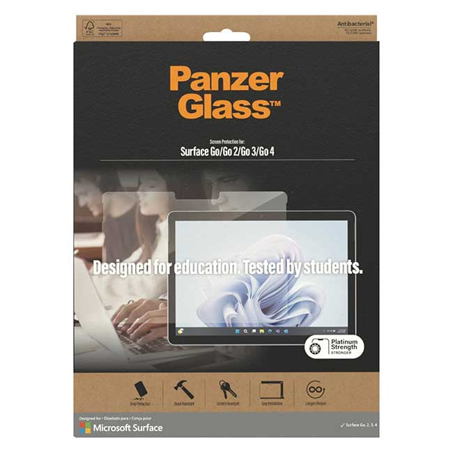 PanzerGlass Screen Protector Glass (Suits Surface Go 4/3/2) - Clear