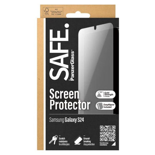 SAFE by PanzerGlass UltraWide Fit Screen Protector (Suits Galaxy S24) - Clear