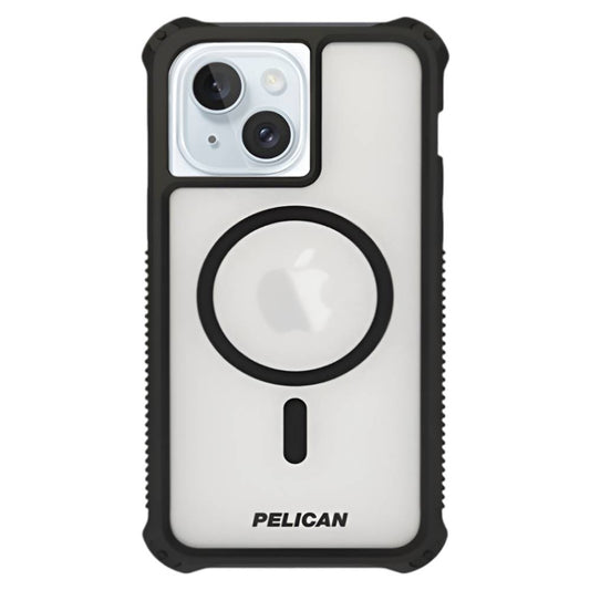 Pelican Guardian Rogue Case (Suits iPhone 15) - Clear Black