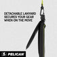 Pelican Marine Waterproof Floating Phone Pouch with Storage Pocket - Black / Hi-Vis Yellow