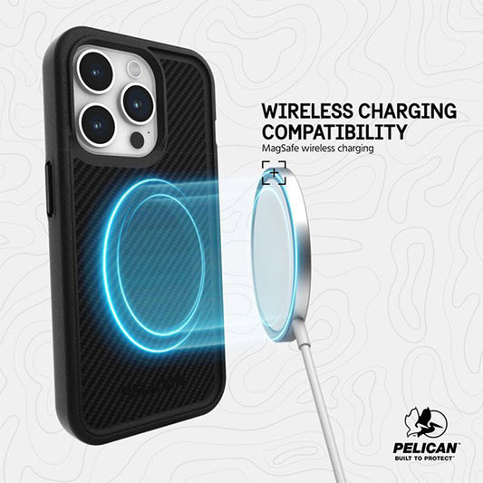 Pelican Protector MagSafe Case (Suits iPhone 15 Pro Max) - Carbon