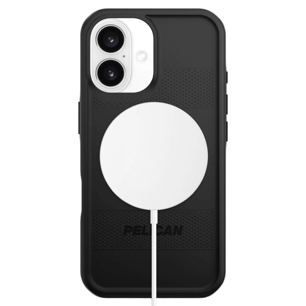 Pelican Protector MagSafe Case (Suits iPhone 16) - Black