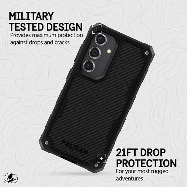 Pelican Shield Case (Suits Galaxy S24) - Carbon