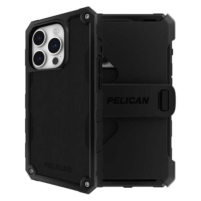 Pelican Shield MagSafe Case (Suits iPhone 15 Pro) - Black