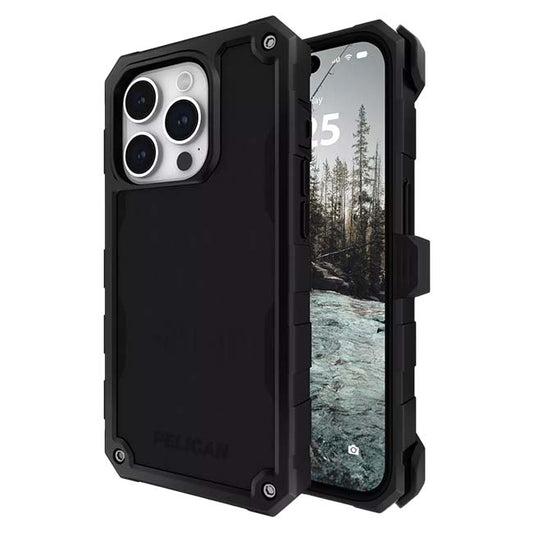 Pelican Shield MagSafe Case (Suits iPhone 15 Pro) - Black