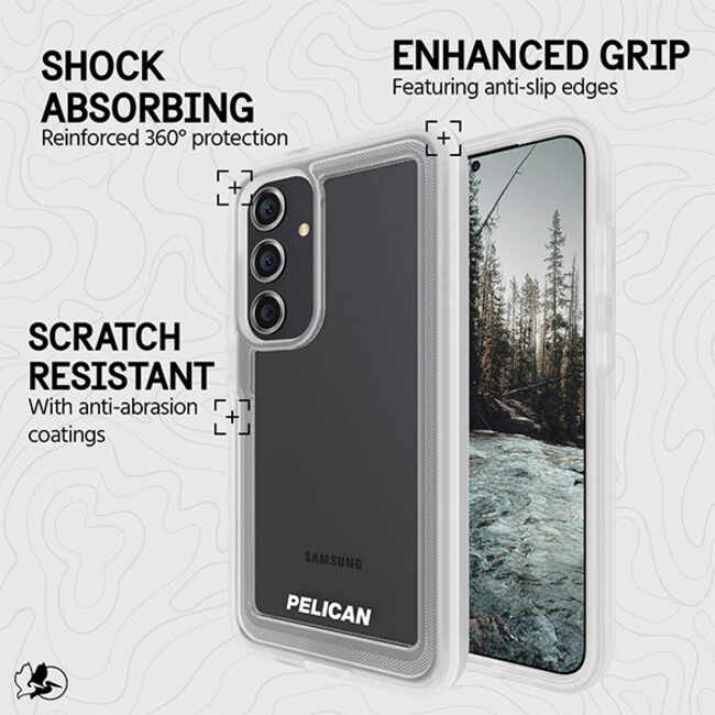Pelican Voyager Case (Suits Galaxy S24 Plus) - Clear