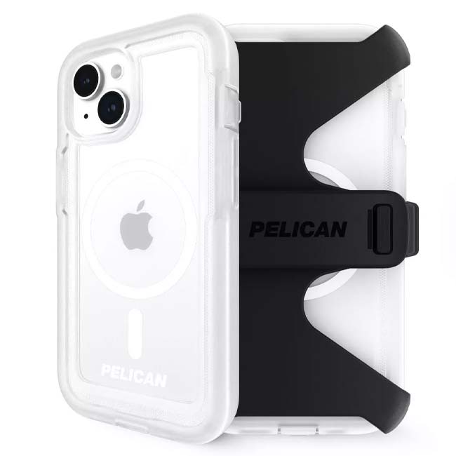 Pelican Voyager Case (Suits iPhone 15) - Clear