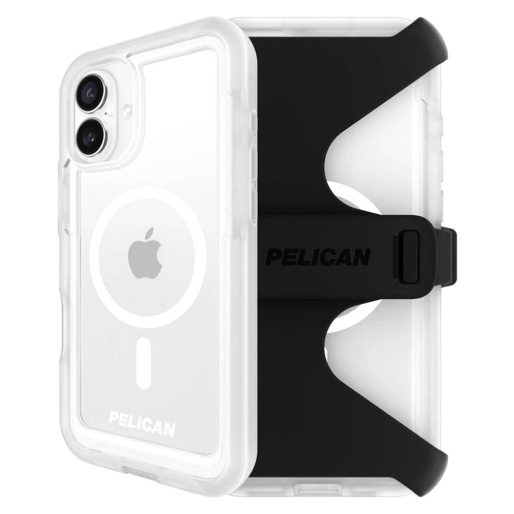 Pelican Voyager MagSafe Case (Suits iPhone 16 Plus) - Clear