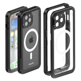Philips Full Protection Waterproof MagSafe Case (Suits iPhone 15 Pro) - Black