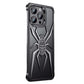 Pop Phones Metal Spider Hollow Case (Suits iPhone 15 Pro) - Black/White
