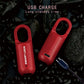 Pop Phones Smart Fingerprint Lock Padlock USB Charge - Red