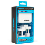 Powerflo International Travel Charger 2 USB-A - White [UK, AU, USA, EU]