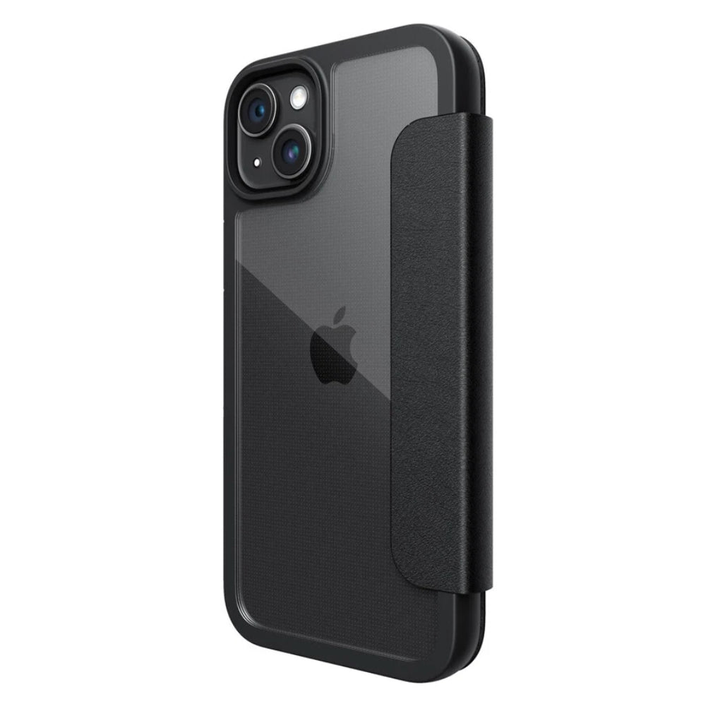 Raptic Urban Folio Wallet Case (Suits iPhone 15 Plus) - Black
