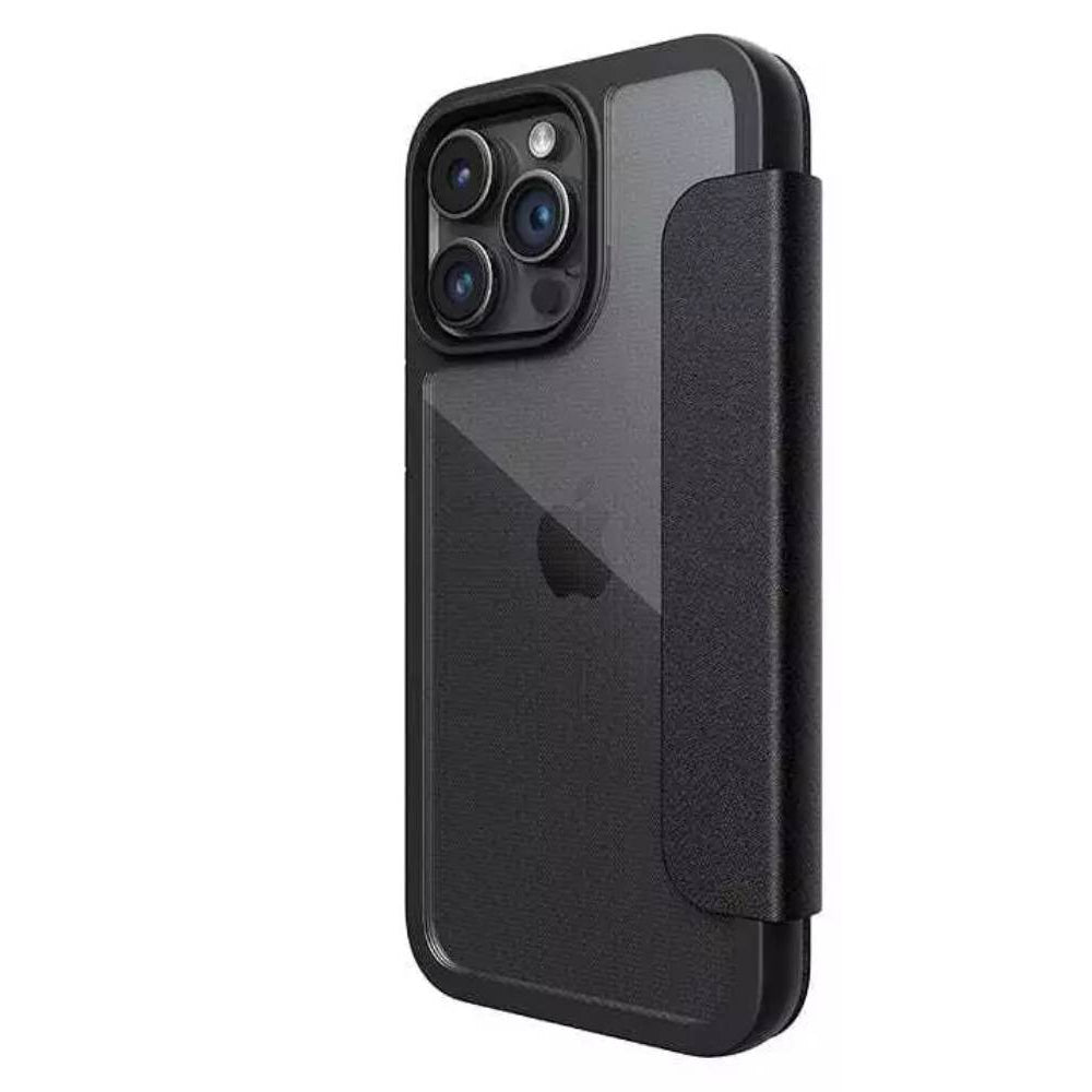 Raptic Urban Folio Wallet Case (Suits iPhone 15 Pro) - Black
