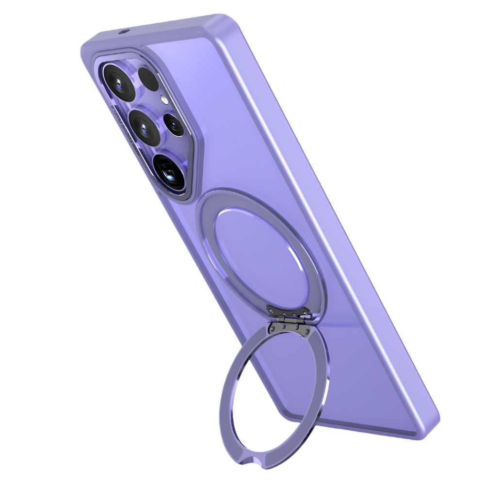 Soka Ring Stand Case (Suits Galaxy S25 Ultra) - Purple