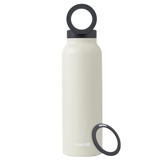 Ringo Water Bottle with Magnetic Phone Mount - Ivory 710ml (24oz)