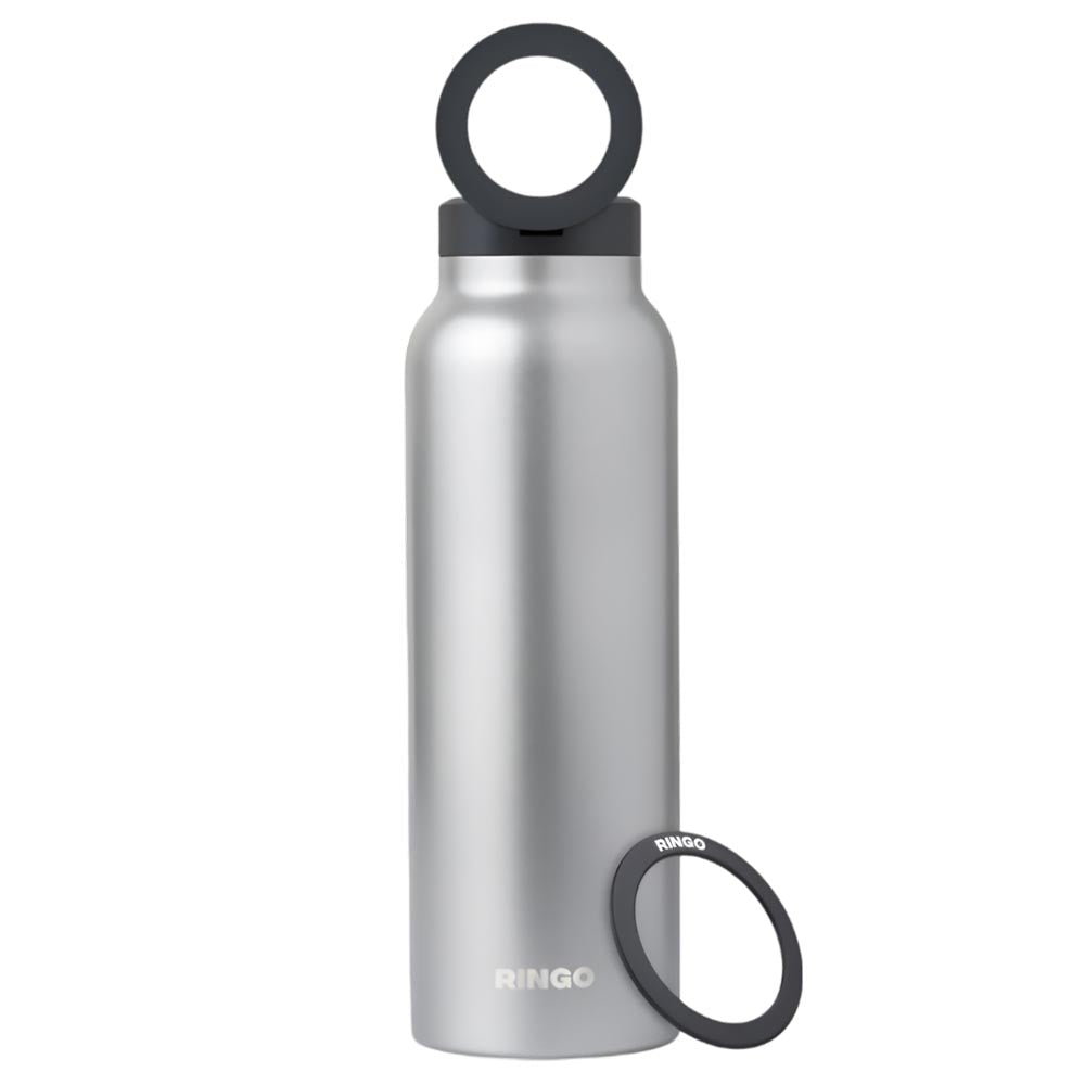Ringo Water Bottle with Magnetic Phone Mount - Stainless 710ml (24oz)