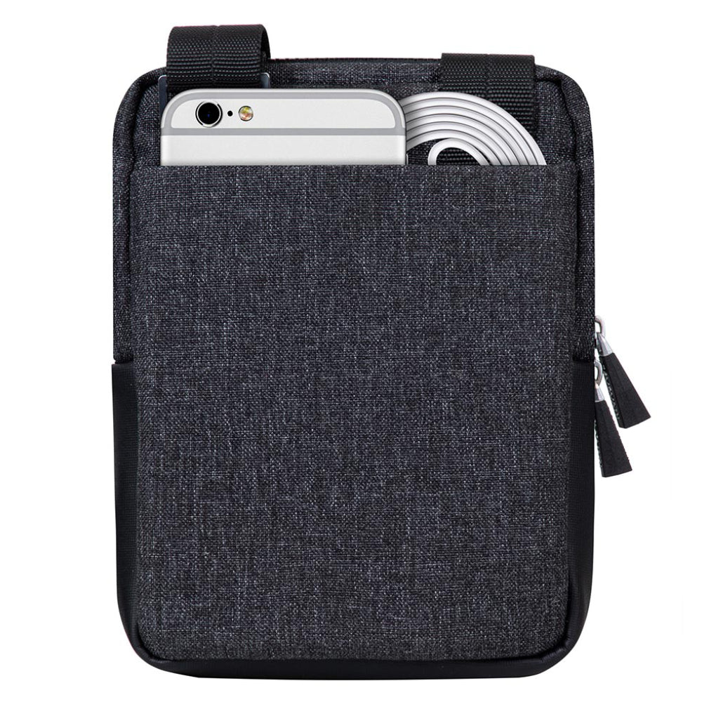 Rivacase 8810 ECO Crossbody Bag For Tablets 8-inch - Black