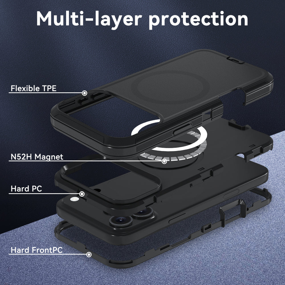 Soka Rugged Phone MagSafe Case (Suits iPhone 17 Pro Max) - Black
