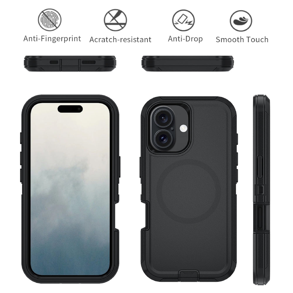 Soka Rugged Phone MagSafe Case (Suits iPhone 17 Pro) - Black