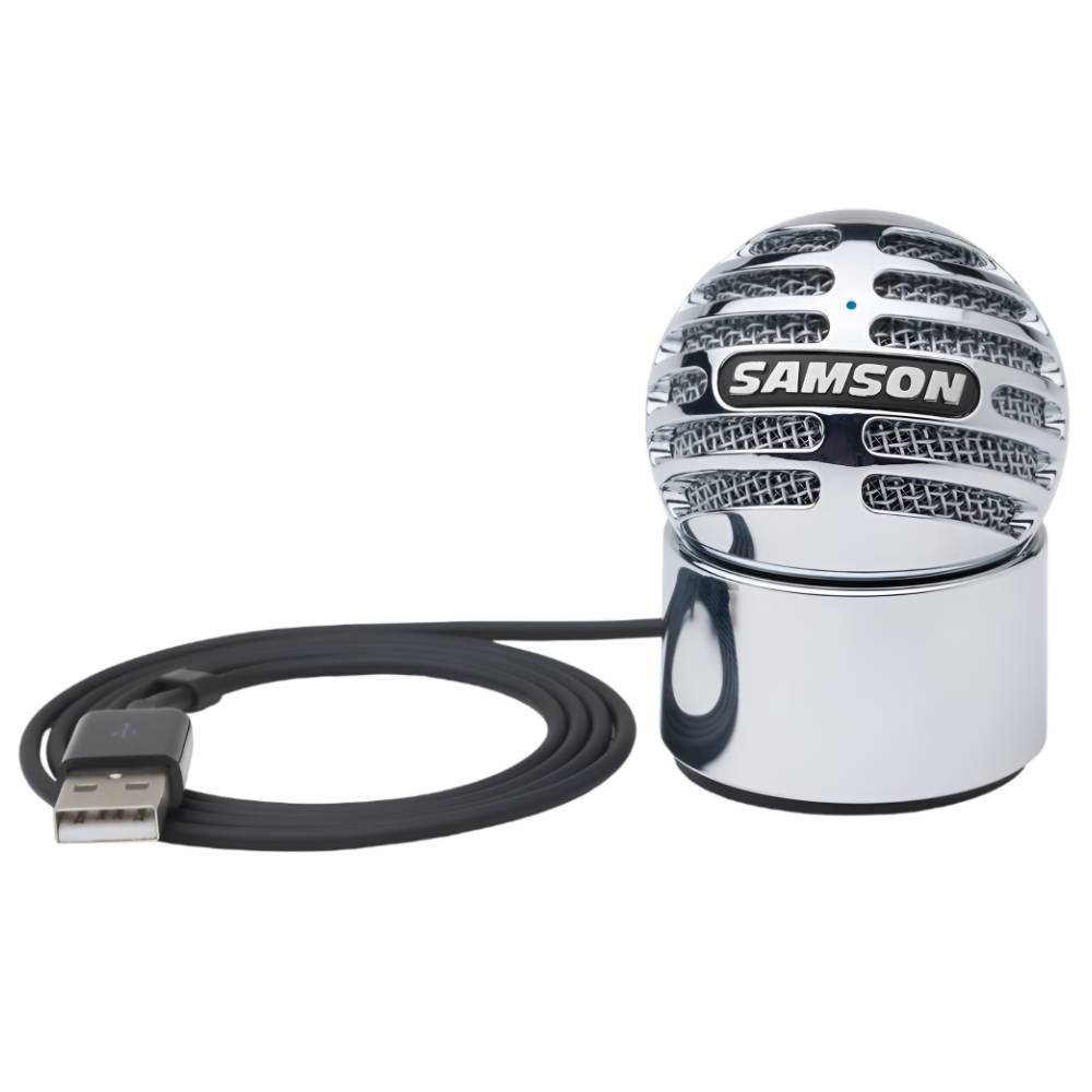 Samson Metreoite USB Studio Microphone - Silver [ESAMETEORITE]